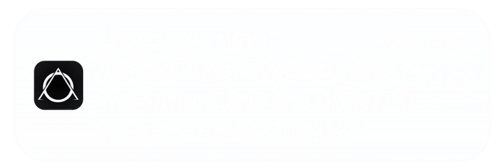 Morning notification: Good morning — two targets in focus today, movement and the checkup you've been putting off.